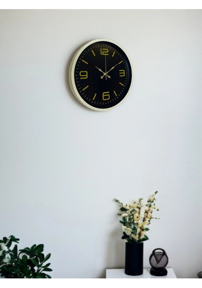 36 Cm Dekoratif Modern Duvar Saati Çok Renkli