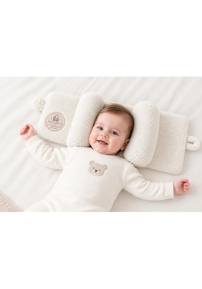 Ortapedik Bebe Yastığı Beyaz