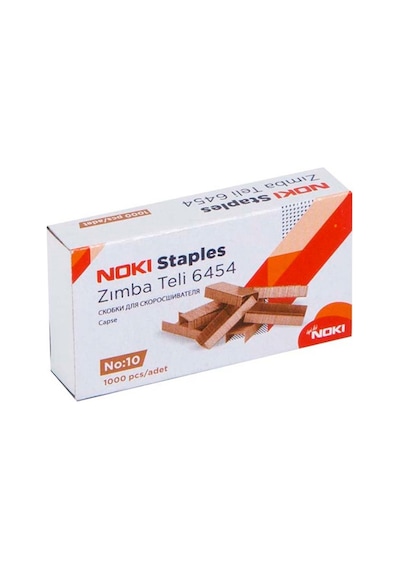 Zımba Teli Küçük No:10 1000 li Bakır Sarı 1 Paket 6454