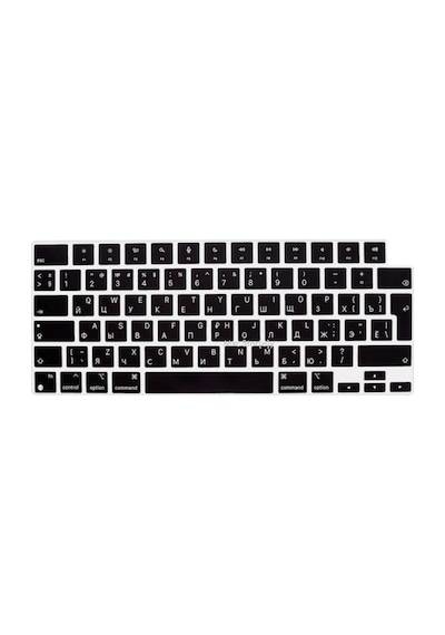 Apple Uyumlu MacBook Rusça Klavye Koruyucu Uk Iso Ters L Enter M1-m5 A2681 A3113 A3240 A3449 A2941 A3241 A