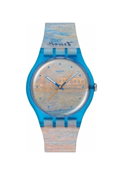 So29z150 Swatch Monet's Palazzo Ducale Unisex Kol Saati So29z150 Gri
