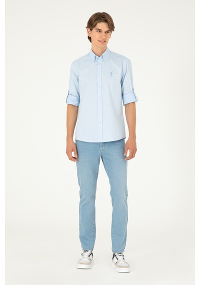 U.s. Polo Assn. Erkek Açık Mavi Gömlek Desenli 50283726-vr003 Açık Mavi U.s. Polo Assn. Erkek Açık Mavi Gömlek Desenli 50283726-vr003 Açık Mavi