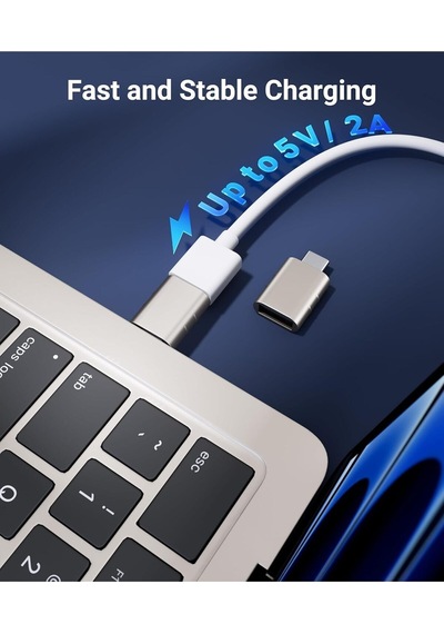 Usb-c To Usb 3.0 Adaptör 2 Li Set Kompakt Yıldız Işığı Dönüştürücü Pratik Seti