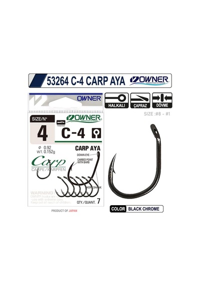Owner 53264 C-4 Carp Aya Sazan Iğnesi