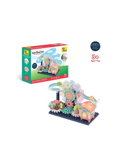 Ogi Mogi Toys Işıklı Ve Sesli Dönme Dolaplı Penguenli Lunapark Oyun Seti