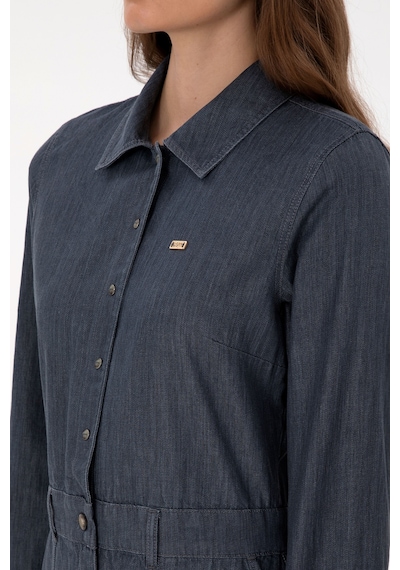 U.s. Polo Assn. Kadın Siyah Elbise Dokuma 50316627-vr046 Siyah