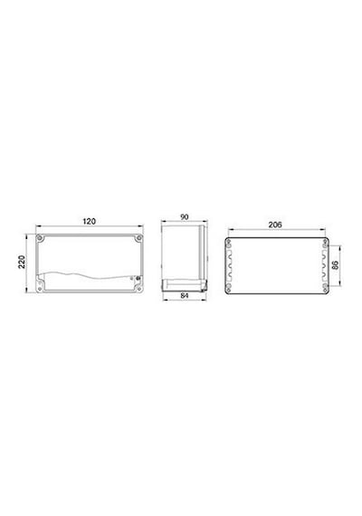 Mete Enerji 120x220x90 Alüminyum Buat 402562