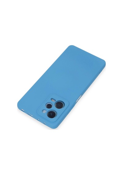 Xiaomi Redmi Note 12 Pro 5g Kılıf Nano İçi Kadife Silikon Mavi
