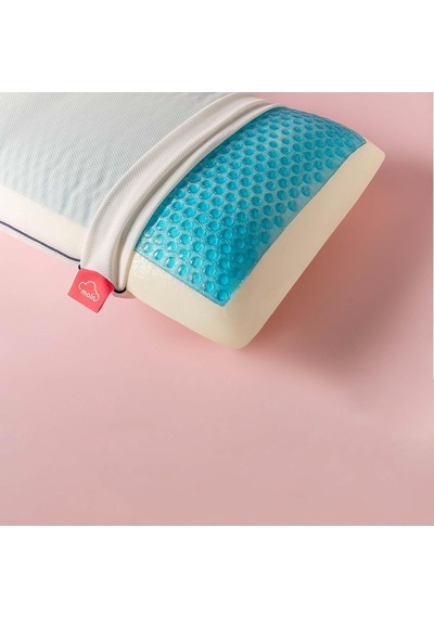 Visco Gel Yastık Bubble Ortopedik Balon Jelli Katmanlı Serinletici Visko Latex