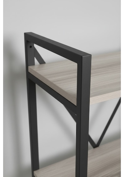 Upstyle Solin Kitaplık Gri 50 180 30 Cm
