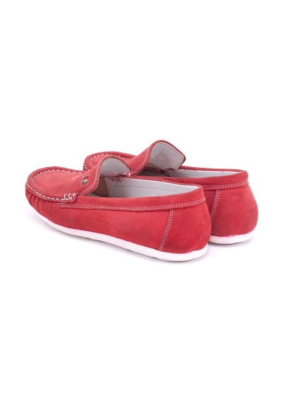 Star Tombis Loafer Çocuk İç Destekli Ayakkabı Kırmızı