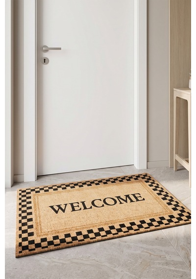 Villadia Home Textile Kapı Önü Paspası Kaymaz Taban Dekoratif Paspas Ev Giriş Antre İç Ve Dış Mekan Paspası 45x70 Cm 20ypycoco