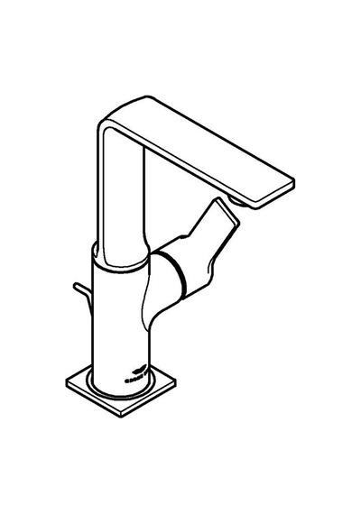 Grohe Allure Tek Kumandalı Lavabo Bataryası 1/2" L-Boyut 32146001