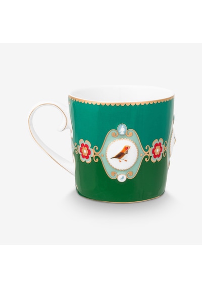 Yeşil Porselen Kupa Seti 250 Ml