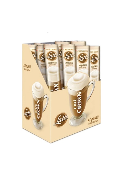 Cafe Crown Latte Sütlü Köpüklü Kahve 17 Gram X 24 Adet Diğer