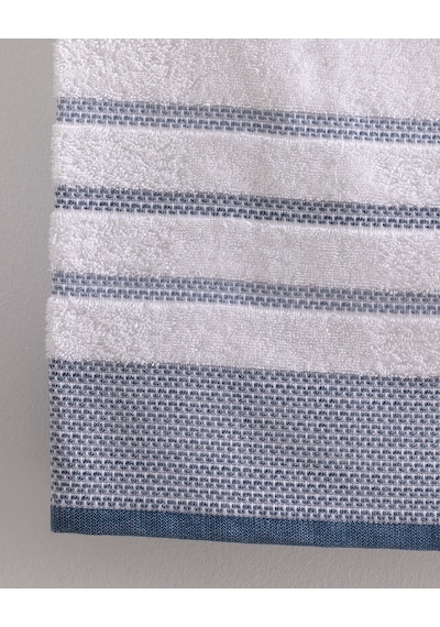 Madame Coco Luth Pamuklu Banyo Havlusu - Lacivert/mavi - 70x140 Cm 8684427297872 Çok Renkli