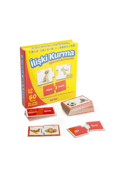 1437 Diytoy Eğlenceli Bulmacalar - İlişki Kurma - 2-6 Yaş