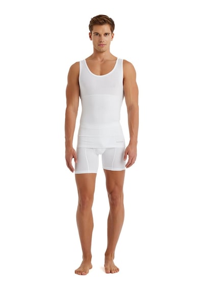 Blackspade Erkek Korse Atlet 9209 - Beyaz