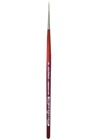 Da Vinci Seri 1280 Cosmotop Spin Kahverengi Sentetik Uzun Çizgi Fırça No0