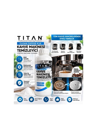 Tıtan Clean Coffee K10 900 G Kahve Makinesi Temizleyici - 939033061