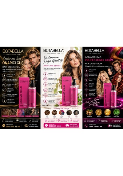 Keratin Profesyonel Saç Bakım Serumu 125 Ml + 3 Adet