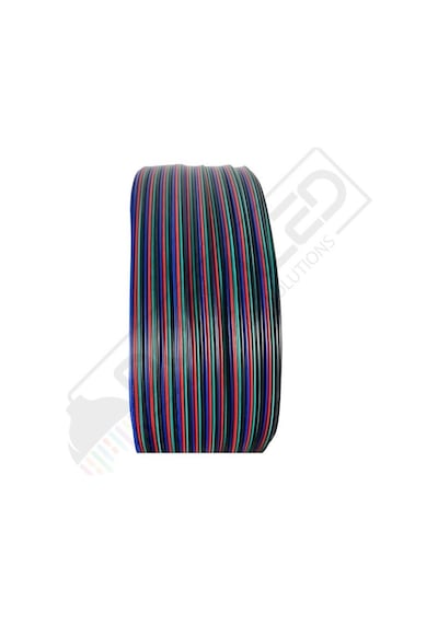Rgb Kablo 4 Lü Şerit Led Kablosu 4x0.22 Kalaylı %100 Bakır 100m