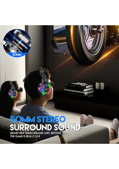 Lay-F Tech H60 Stereo RGB Oyuncu Kulaklığı