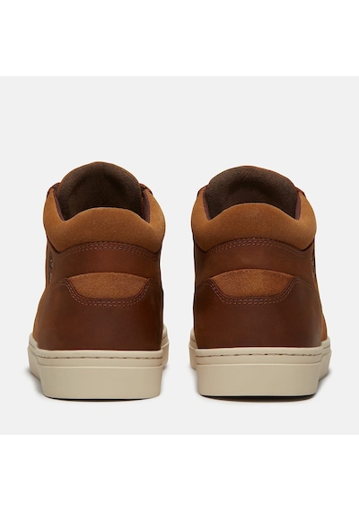 Timberland Lisbon Hill Mid Lace Up Erkek Sneakers-34019 Kahverengi