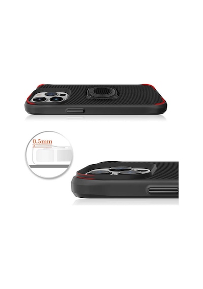 More Tr Apple Uyumlu iPhone 13 Pro Uyumlu Mtr Timo Kılıf-siyah