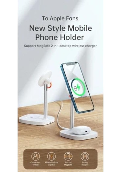Mcdodo Ch-7340 2in1 15w Manyetik Tutuculu Şarj Standı