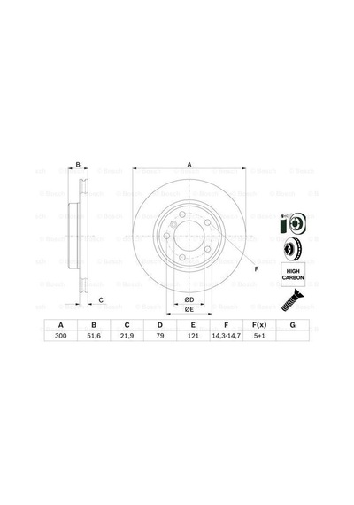 Bmw 3 E46 318İ 2.0 2001-2005 Bosch Ön Disk 2 Adet N11.402