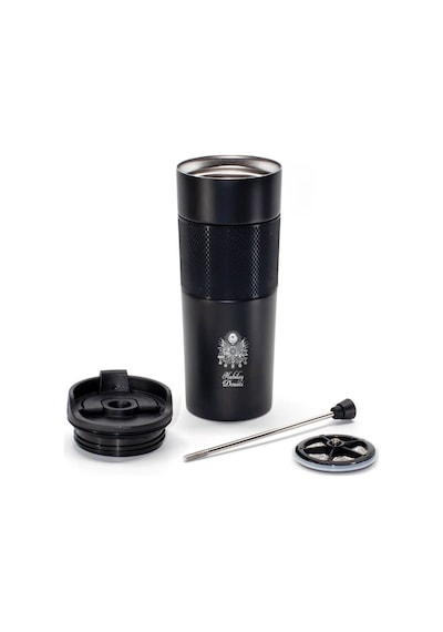 Isme Özel Osmanlı Arma French Press Siyah