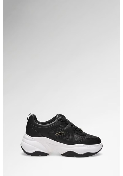 Guess Hacha Kadın Sneaker Ayakkabı Flfhacfal12 Siyah