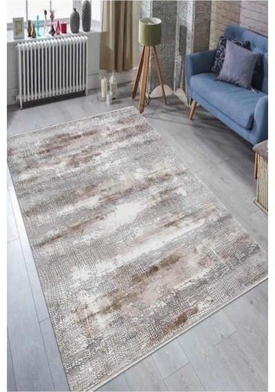 Merinos Halı Therapy 19127 080 Serisi Akrilik Salon Oturma Yatak Odası Halısı Bej