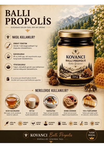 Ballı Propolis 220g-doğal,katkısız