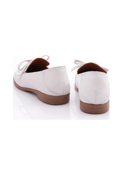 Dgn 131 Kadin Bağcik Detayli Babet 131-2109-R6840 Beyaz