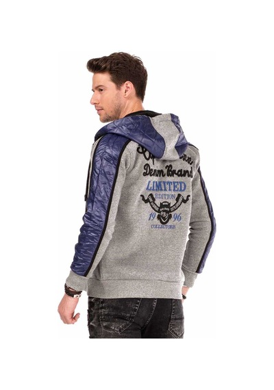 Cipo & Baxx Cl312 Kapşonlu Kalın Kışlık Erkek Sweatshirt 001