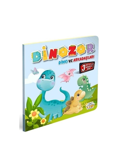 Dinozor Dino ve Arkadaşları - 3 Boyutlu Hareketli Kitap
