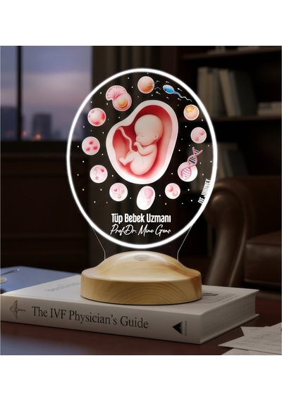 Tüp Bebek Uzmanı Ivf Doktoru 3d Led Lamba, Embriyoloji Ve Kadın Doğum Uzmanına Özel Hediye