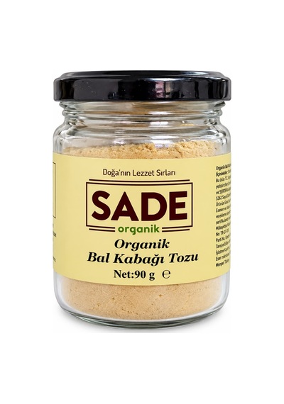 Sade Organik Bal Kabağı Tozu 90 Gr 90 G