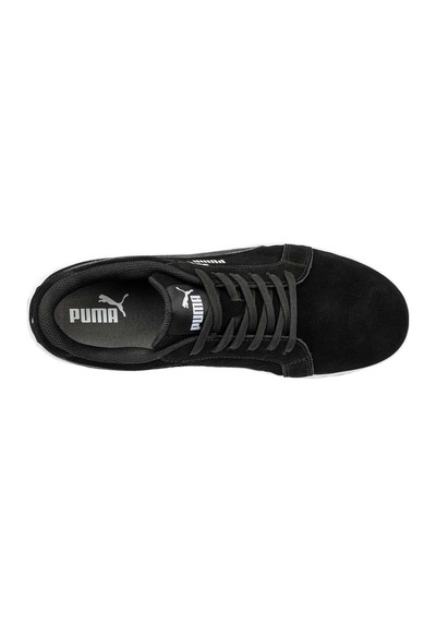 Puma Safety Iconic Black Low S1pl Esd Siyah İş Ayakkabısı Fiberglas Burunlu Metal İçermez 43
