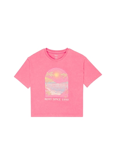 Roxy Roxy Sun For All Seasons Kız Çocuk Pembe Tişört Mlc0 Çok Renkli