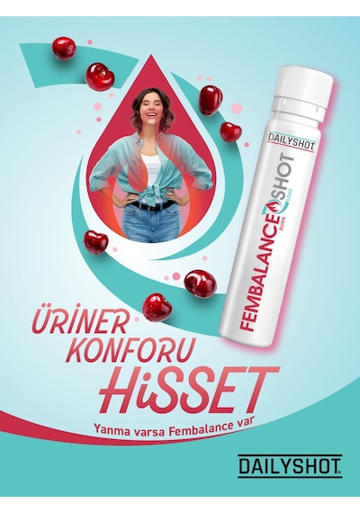 Hangover Shot Fembalance Shot Cranberry Ve D-mannoz İle Üriner Konfor