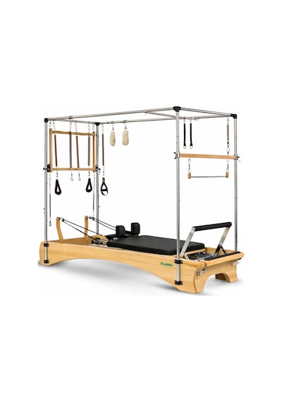 Combo Cadillac Reformer Elegance Seri Siyah Şarjörlü Sistem 8 Kademe Krom 1. Sınıf Kayın Ağacı