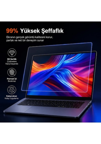 Asus Tuf Gaming A16 16 İnç Ekran Koruyucu 9h Nano Şeffaf