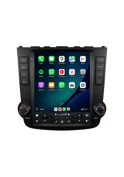 Honda Cr-v 2007-2012 Tesla Android Multimedya Carplay Android Auto Navigasyon 8gb Ram 128gb 9.7''