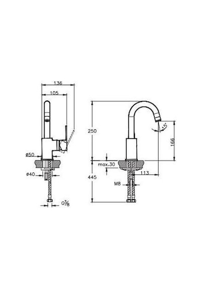 Artema A42877 Nora S Lavabo Bataryası