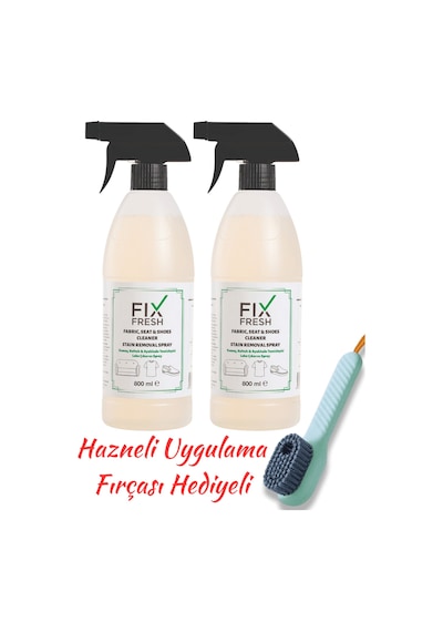 Koltuk Kumaş Ayakkabı Giysi Çamaşır Leke Çıkarıcı Temizleyici Sprey 800 Ml Ikili Set