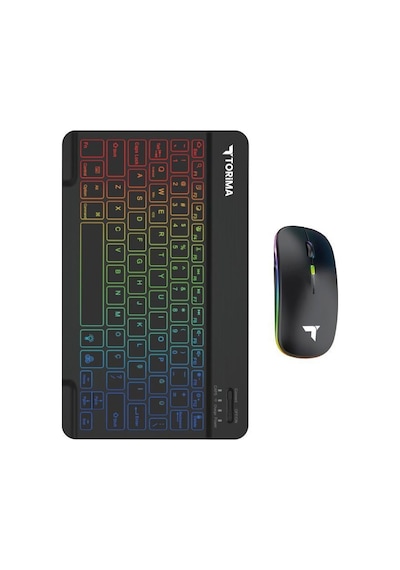 Torima TMK-09 Şarj Edilebilir RGB Işıklı Kablosuz Klavye Mouse Seti