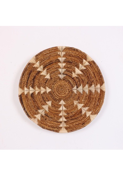 Kaunos 75 X15 Cm Çap- Doğal Abaka Duvar Tabağı